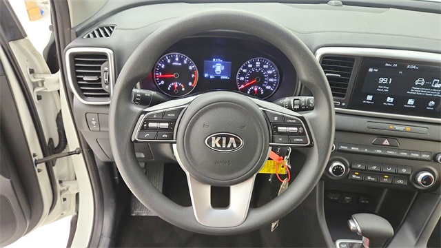 2021 Kia Sportage LX White at DeMontrond Ford