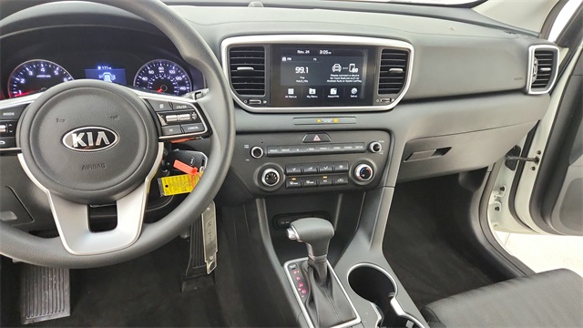 2021 Kia Sportage LX White at DeMontrond Ford