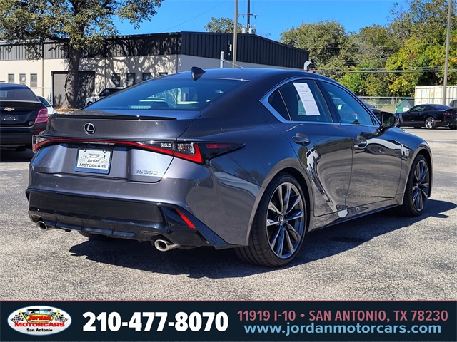 Used Car 2022 Lexus Is  350 F Sport For Sale Under $40,000 In San Antonio, Texas