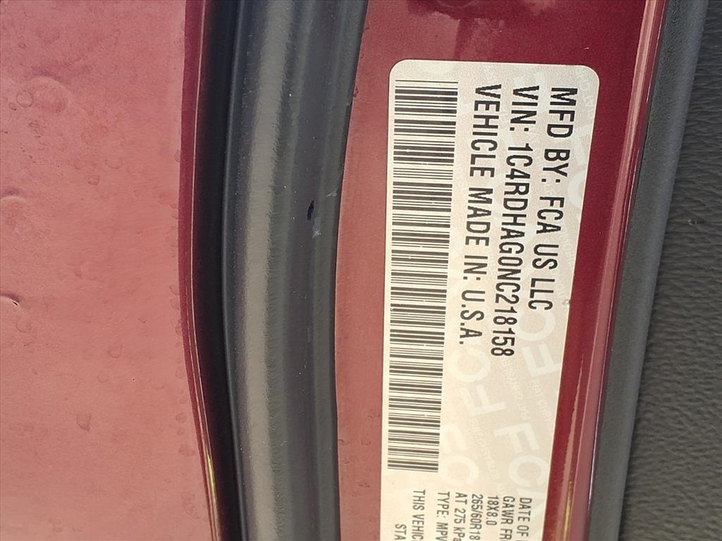 2022 Dodge Durango SXT Red at Emmons Autoplex