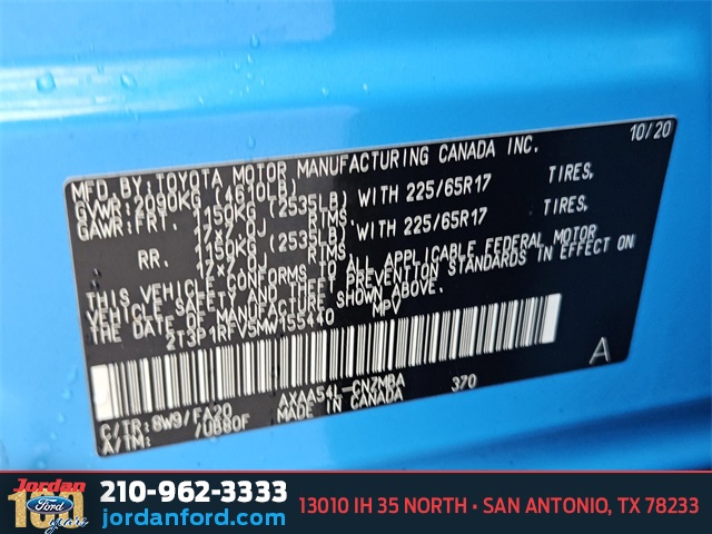 Used Car 2021 Toyota Rav4  Xle For Sale Under $25,000 In San Antonio, Texas