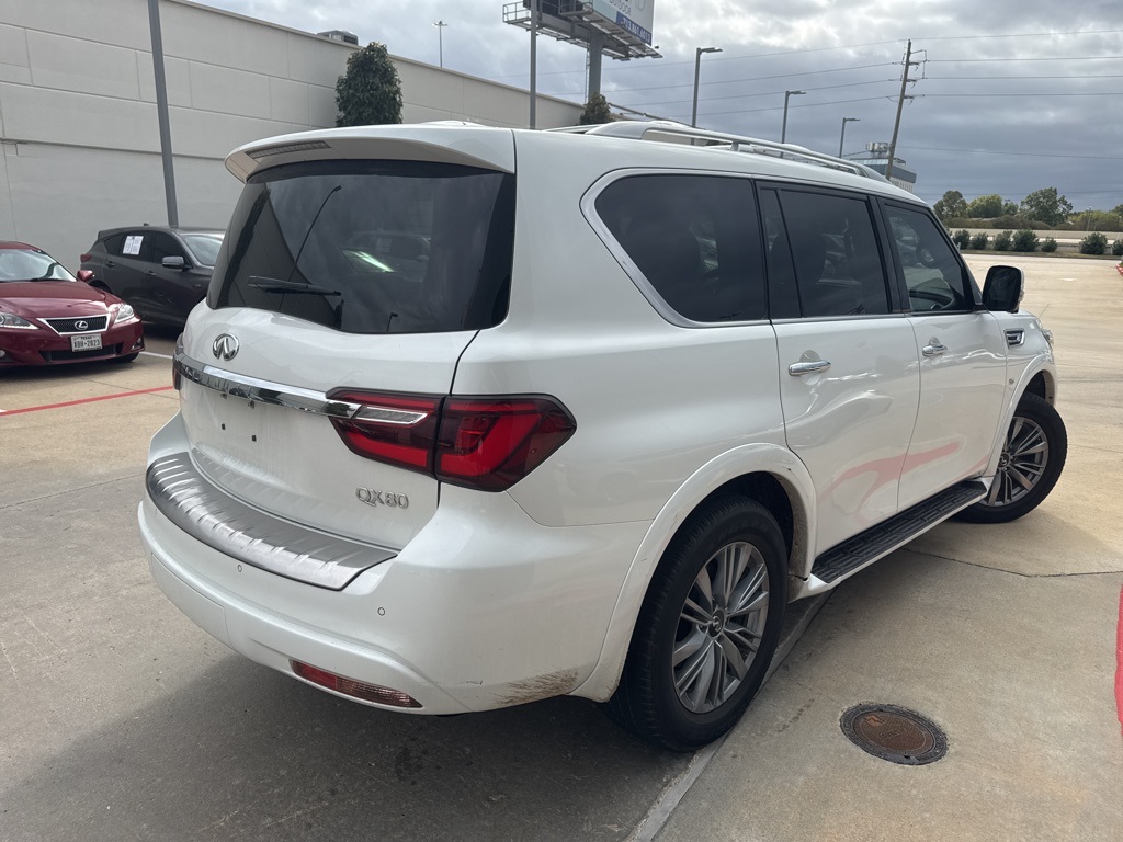 2019 INFINITI QX80 LUXE White at Emmons Autoplex