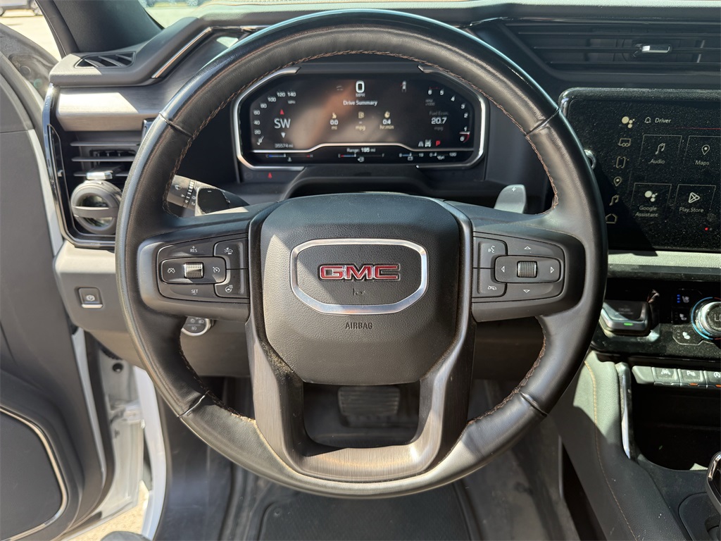 2024 GMC Sierra 1500 AT4 White at South Houston Nissan