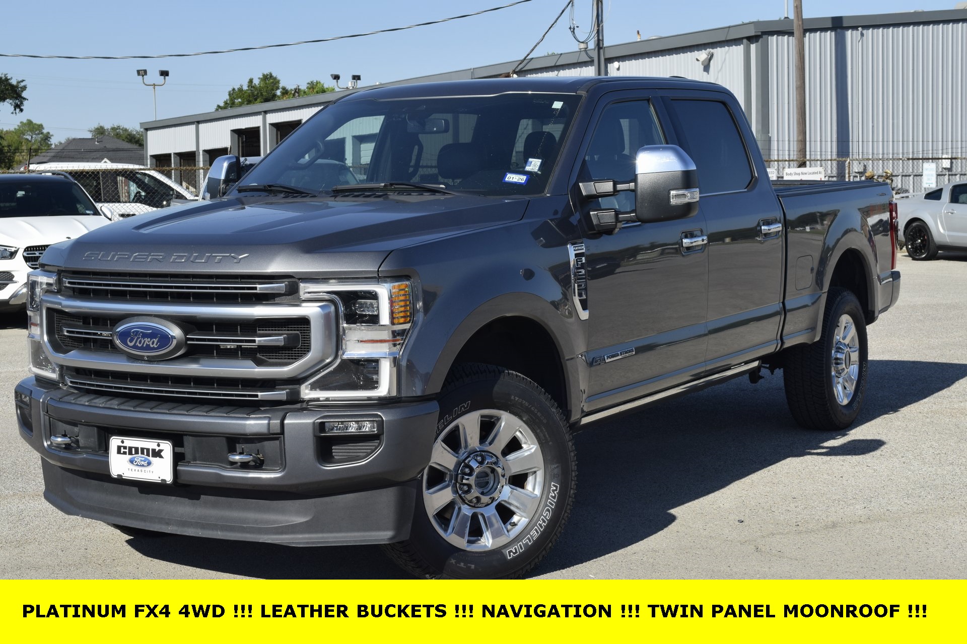 2021 Ford F-250SD Platinum Gray at North Houston Mitsubishi