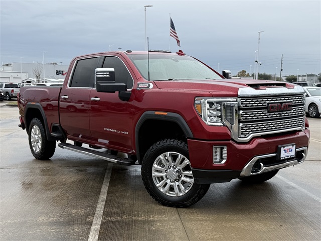 2021 GMC Sierra 2500HD Denali Red at Classic Chevrolet Galveston