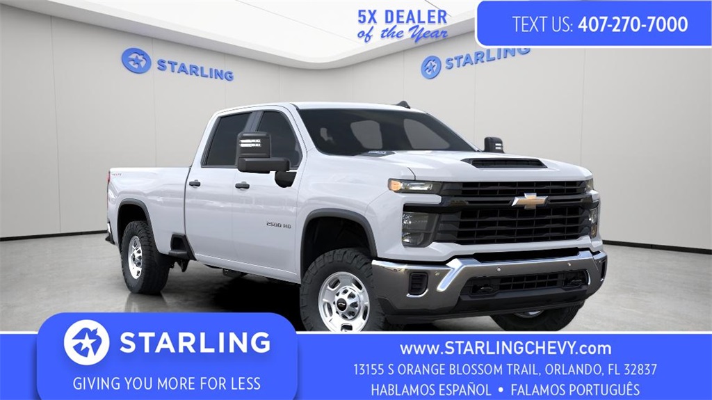 2025 Chevrolet Silverado 2500HD Work Truck Crew Cab 4WD