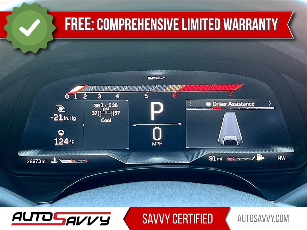 2023 Cadillac CT4 V-Series Red at South Houston Nissan