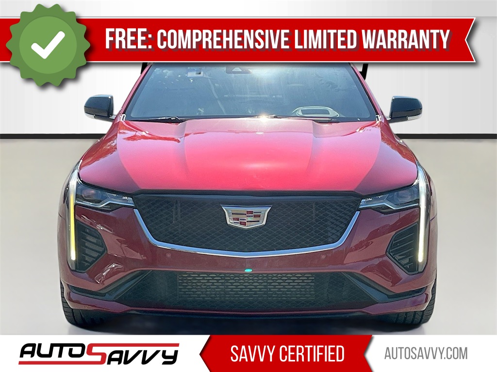 2023 Cadillac CT4 V-Series Red at South Houston Nissan