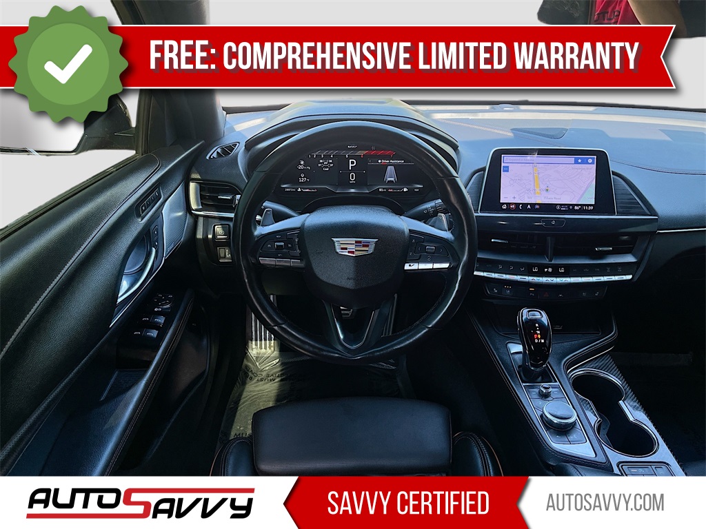 2023 Cadillac CT4 V-Series Red at South Houston Nissan