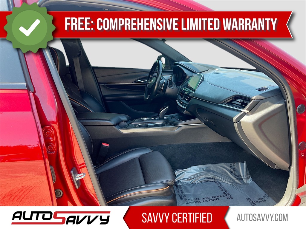 2023 Cadillac CT4 V-Series Red at South Houston Nissan