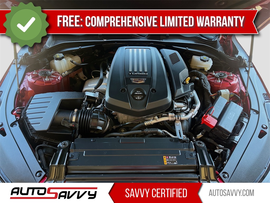 2023 Cadillac CT4 V-Series Red at South Houston Nissan