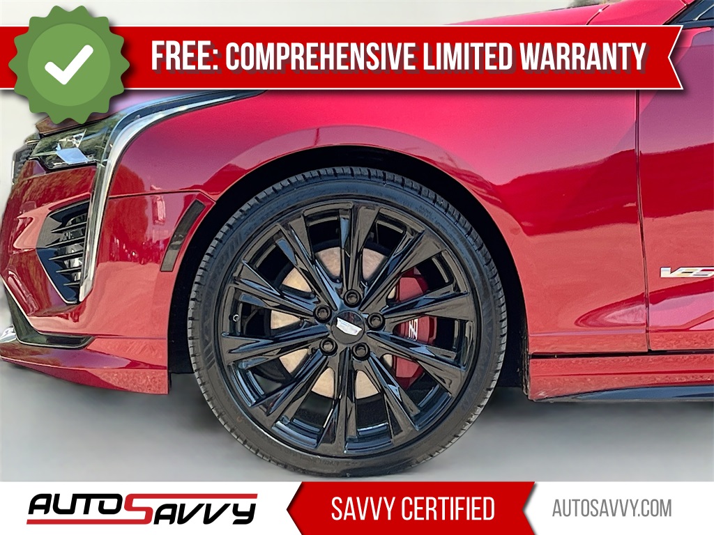 2023 Cadillac CT4 V-Series Red at South Houston Nissan