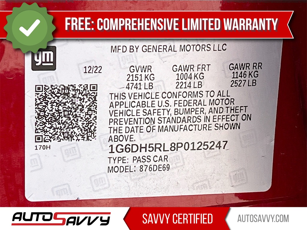 2023 Cadillac CT4 V-Series Red at South Houston Nissan