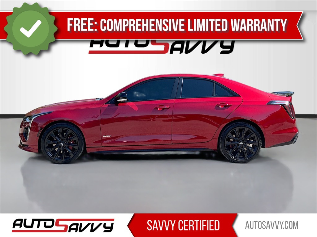 2023 Cadillac CT4 V-Series Red at South Houston Nissan