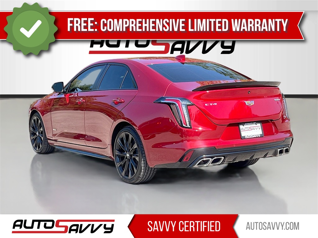 2023 Cadillac CT4 V-Series Red at South Houston Nissan