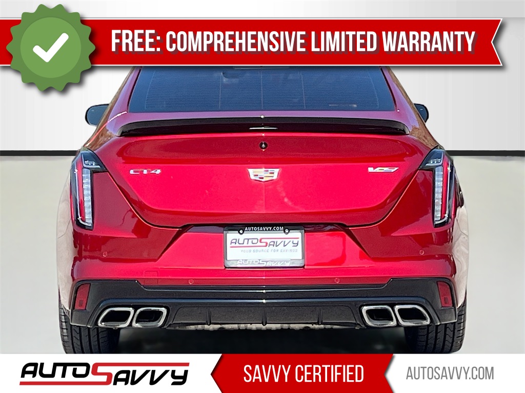 2023 Cadillac CT4 V-Series Red at South Houston Nissan