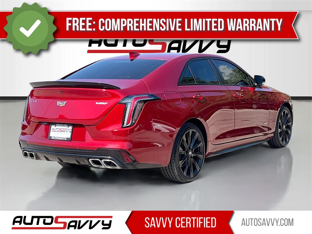 2023 Cadillac CT4 V-Series Red at South Houston Nissan