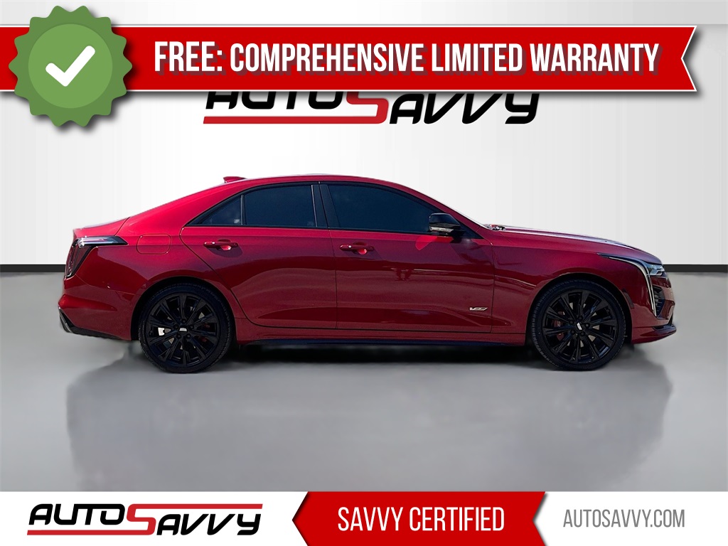 2023 Cadillac CT4 V-Series Red at South Houston Nissan