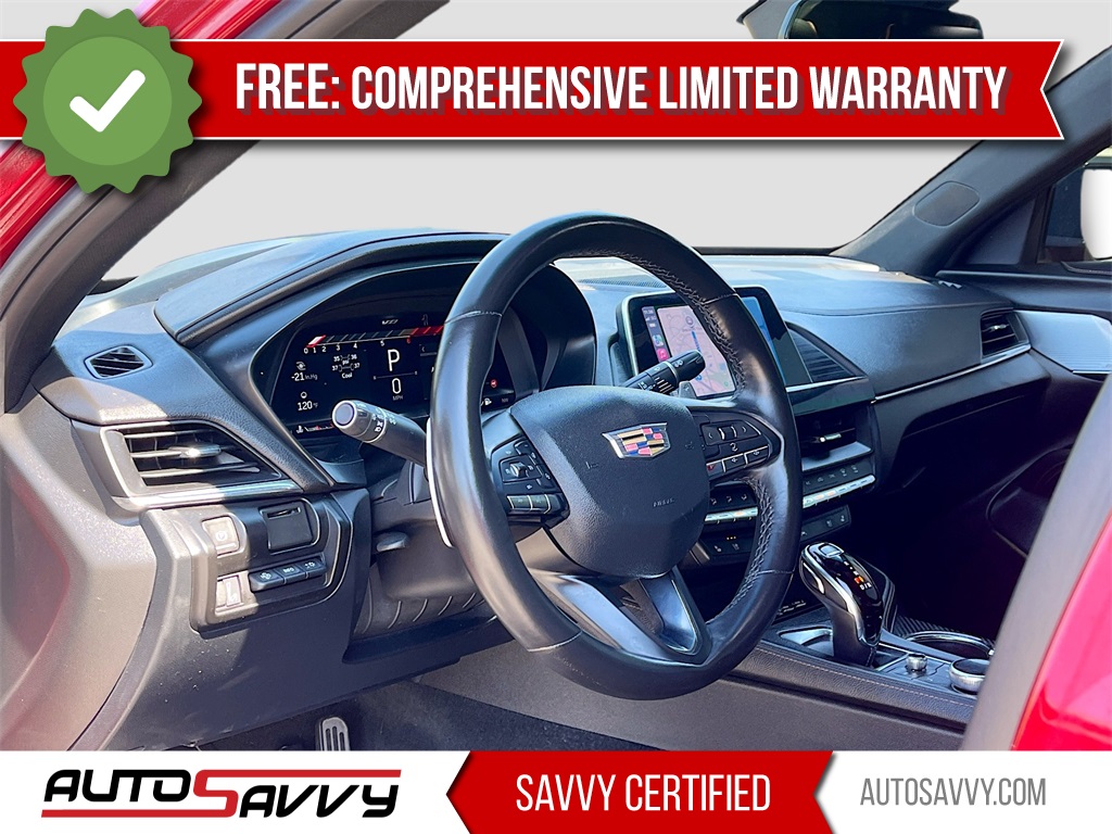 2023 Cadillac CT4 V-Series Red at South Houston Nissan