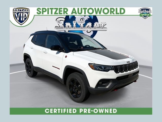 Bright White Clearcoat 2023 Jeep Compass SUV / Crossover Four-Wheel Drive 8-Speed Automatic