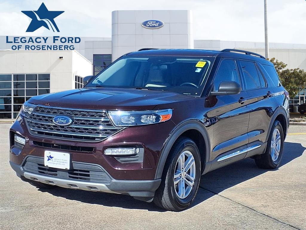 2022 Ford Explorer XLT Red at Bayway Cadillac of The Woodlands