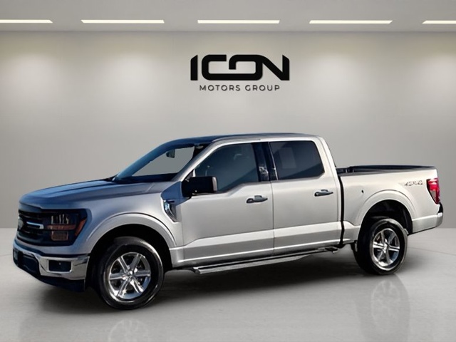 Silver Metallic 2025 Ford F-150 Pickup Truck Four-Wheel Drive Automatic