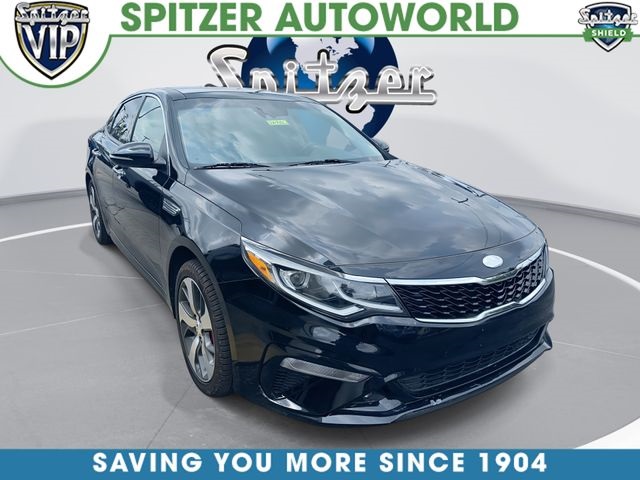 Ebony Black 2019 Kia Optima Sedan Front-Wheel Drive 6-Speed Automatic