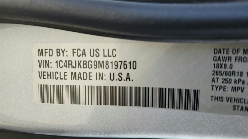 2021 Jeep Grand Cherokee L