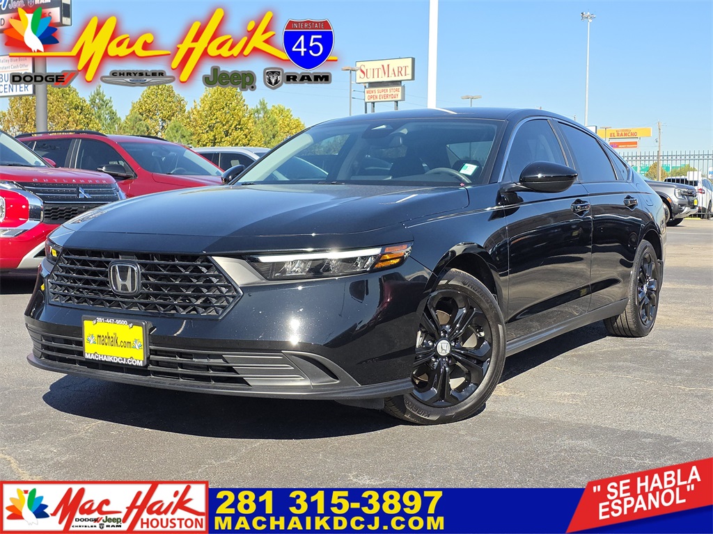 2024 Honda Accord LX Black at Community Honda