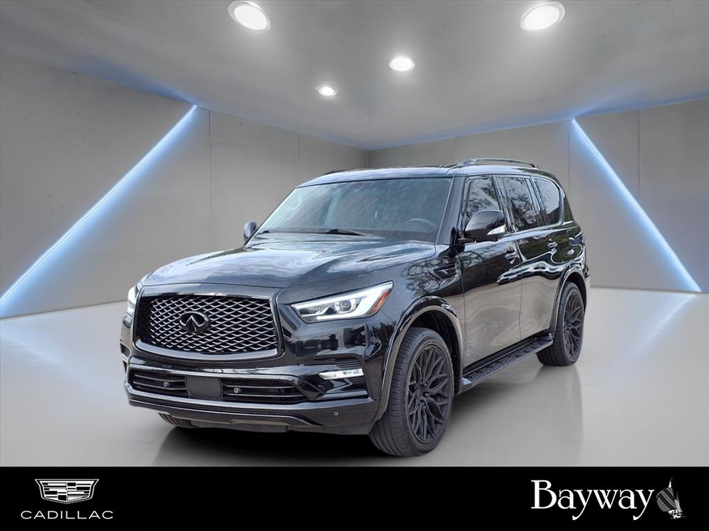 2022 INFINITI QX80 LUXE Black at Mac Haik CDJR North Houston