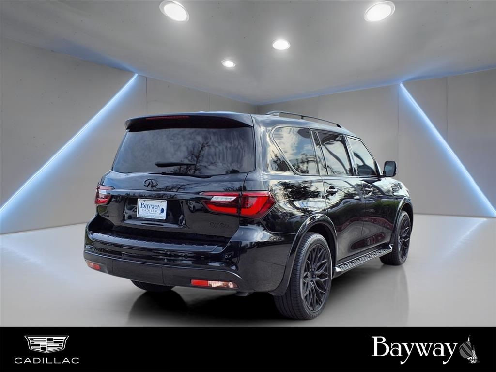 2022 INFINITI QX80 LUXE Black at Mac Haik CDJR North Houston