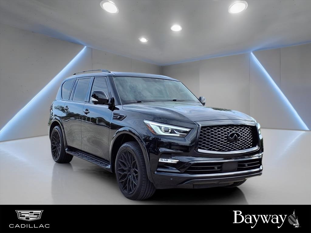 2022 INFINITI QX80 LUXE Black at Mac Haik CDJR North Houston