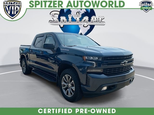 Northsky Blue Metallic 2021 Chevrolet Silverado 1500 Pickup Truck Four-Wheel Drive Automatic
