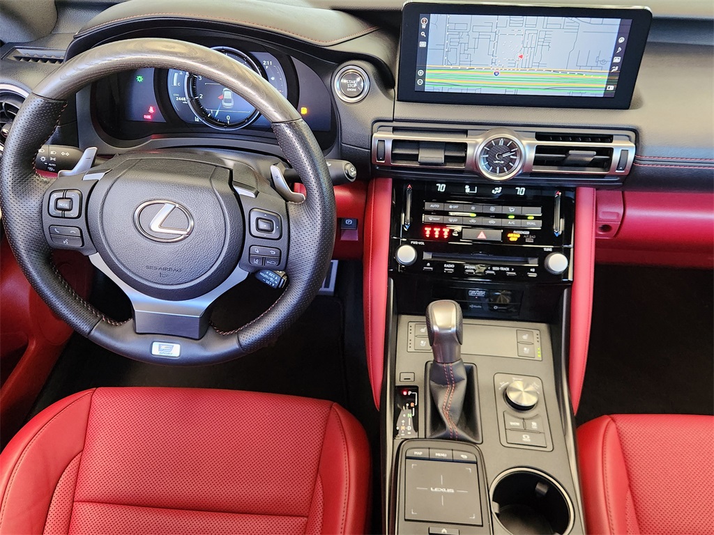 2021 Lexus IS 350 F SPORT Silver at North Houston Mitsubishi