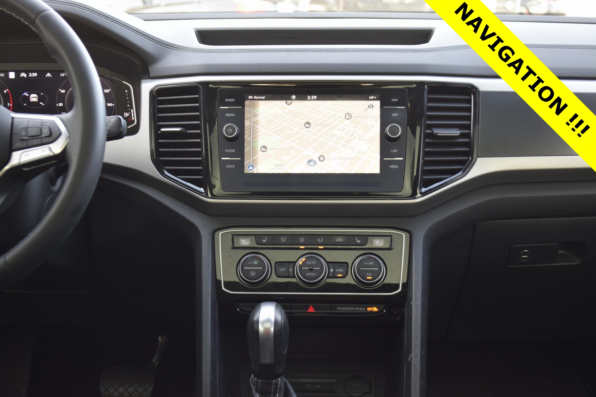 2023 Volkswagen Atlas Cross Sport 2.0T SEL Black at DeMontrond Automotive Group