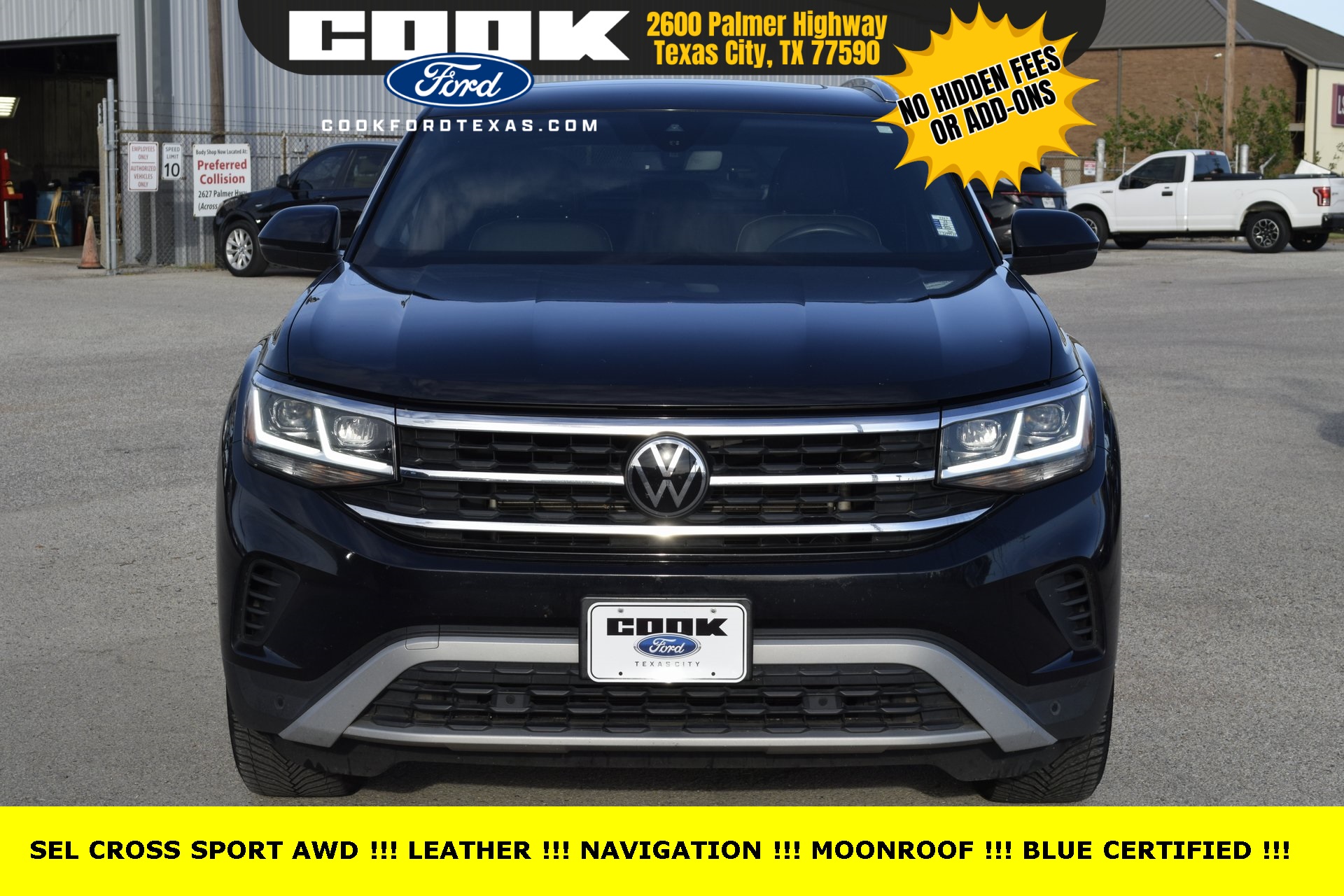 2023 Volkswagen Atlas Cross Sport 2.0T SEL Black at DeMontrond Automotive Group