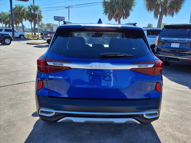 2022 Kia Seltos SX Blue at DeMontrond Ford