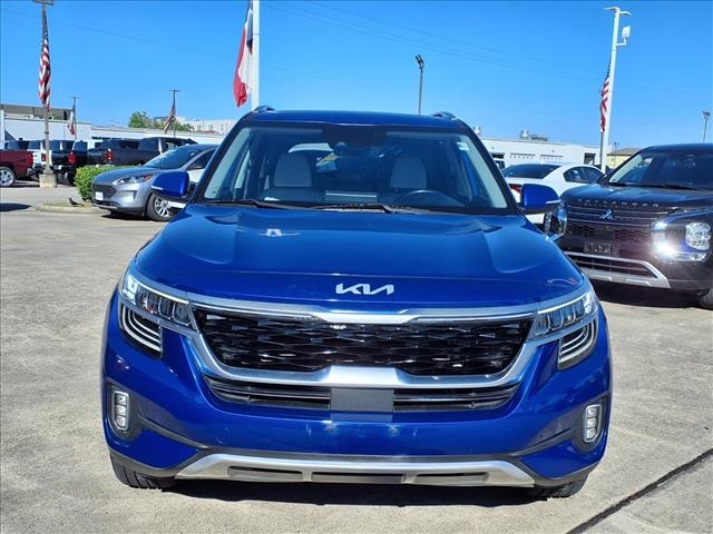 2022 Kia Seltos SX Blue at DeMontrond Ford