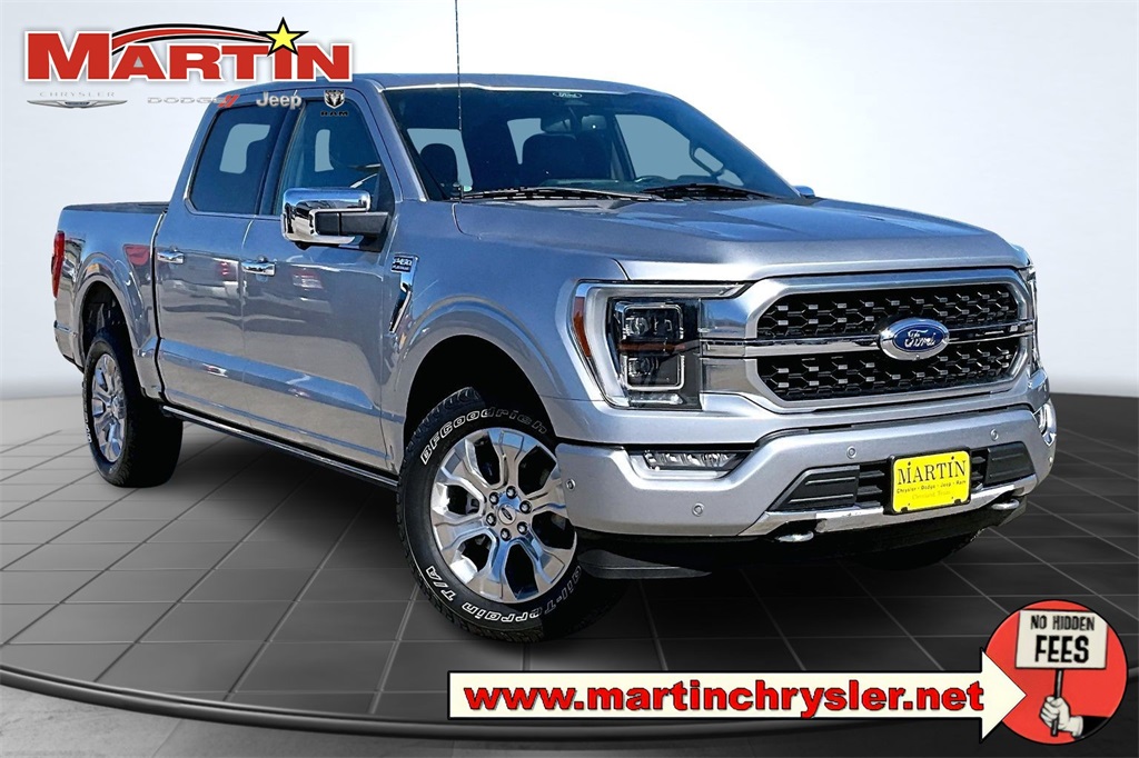 2022 Ford F-150 Platinum Silver at Tom Peacock Cadillac