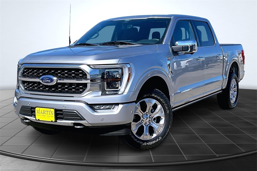 2022 Ford F-150 Platinum Silver at Tom Peacock Cadillac