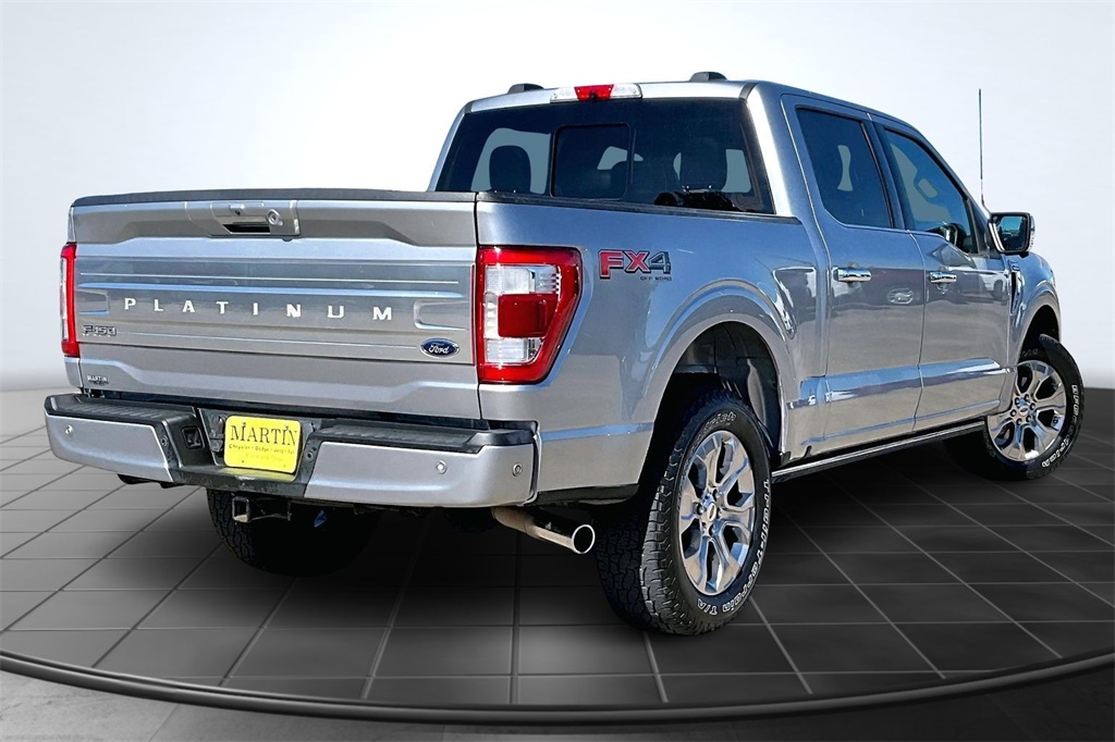 2022 Ford F-150 Platinum Silver at Tom Peacock Cadillac