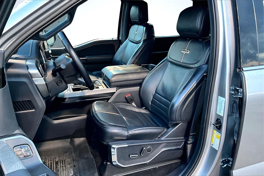 2022 Ford F-150 Platinum Silver at Tom Peacock Cadillac