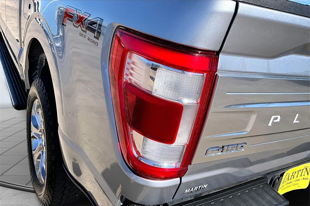 2022 Ford F-150 Platinum Silver at Tom Peacock Cadillac