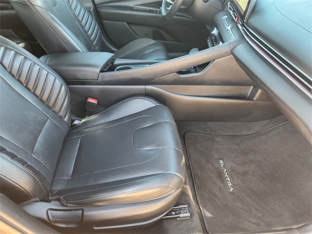 2022 Hyundai Elantra Limited Gray at Baytown Hyundai