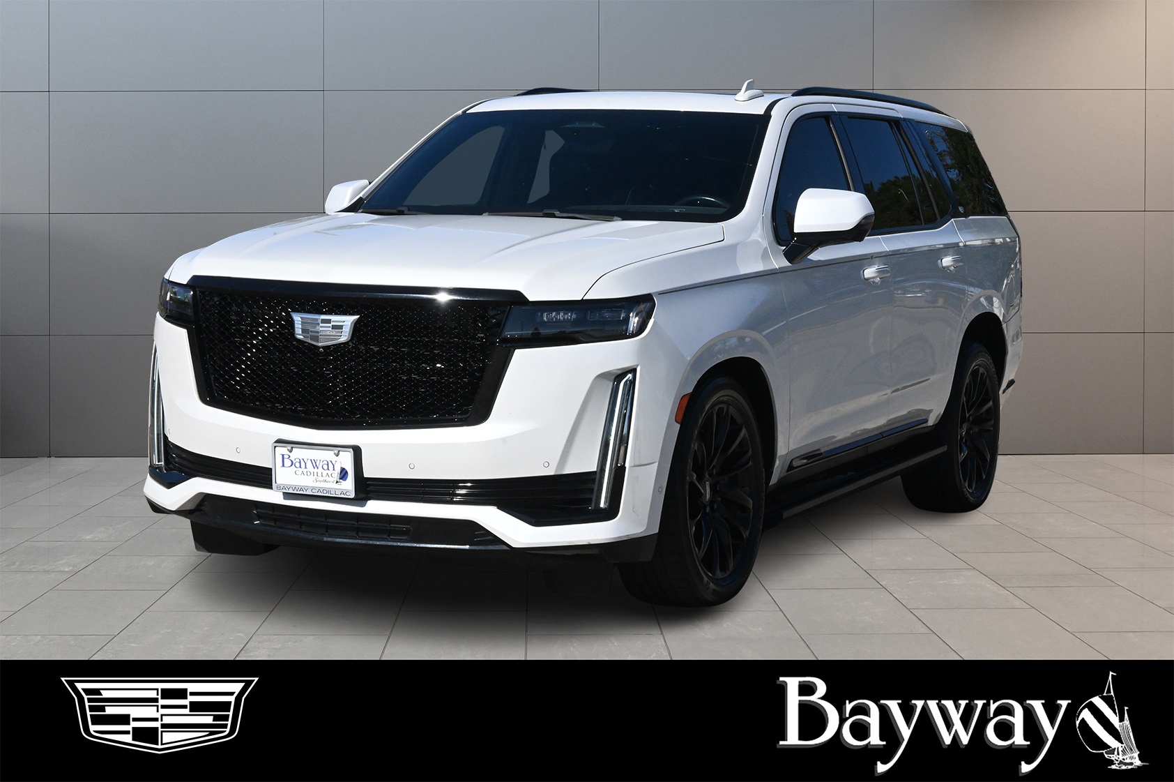 2022 Cadillac Escalade Sport White at DeMontrond Ford