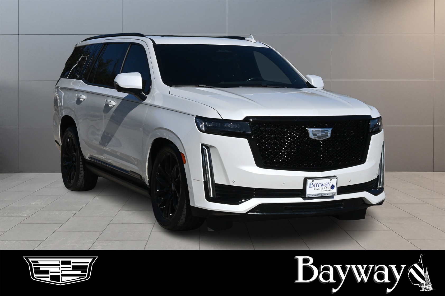 2022 Cadillac Escalade Sport White at DeMontrond Ford