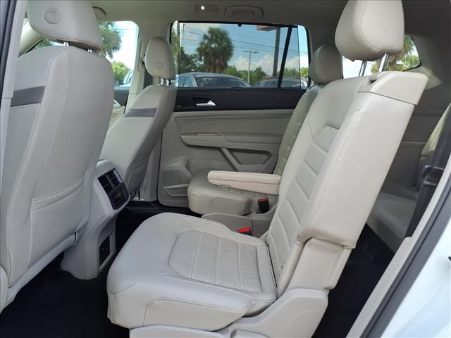 2021 Volkswagen Atlas 2.0T SEL Premium White at DeMontrond Auto Country