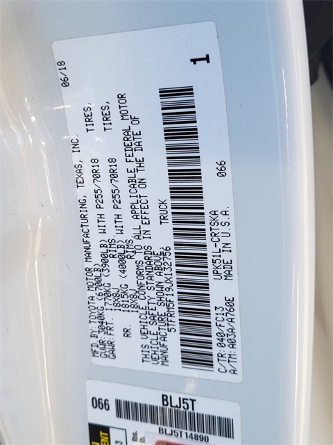 Used Car 2018 Toyota Tundra  Sr5 For Sale Under $30,000 In San Antonio, Texas