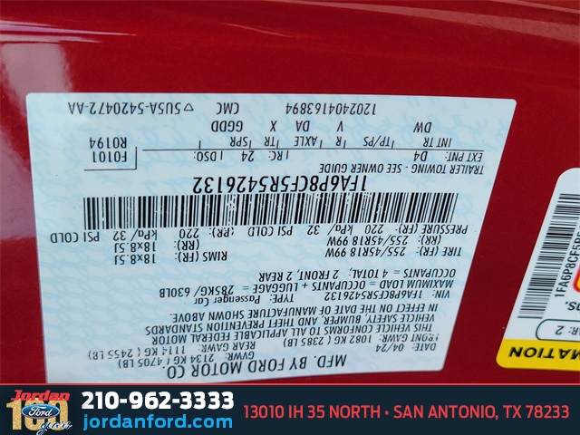 Used Car 2024 Ford Mustang  Gt For Sale Under $50,000 In San Antonio, Texas