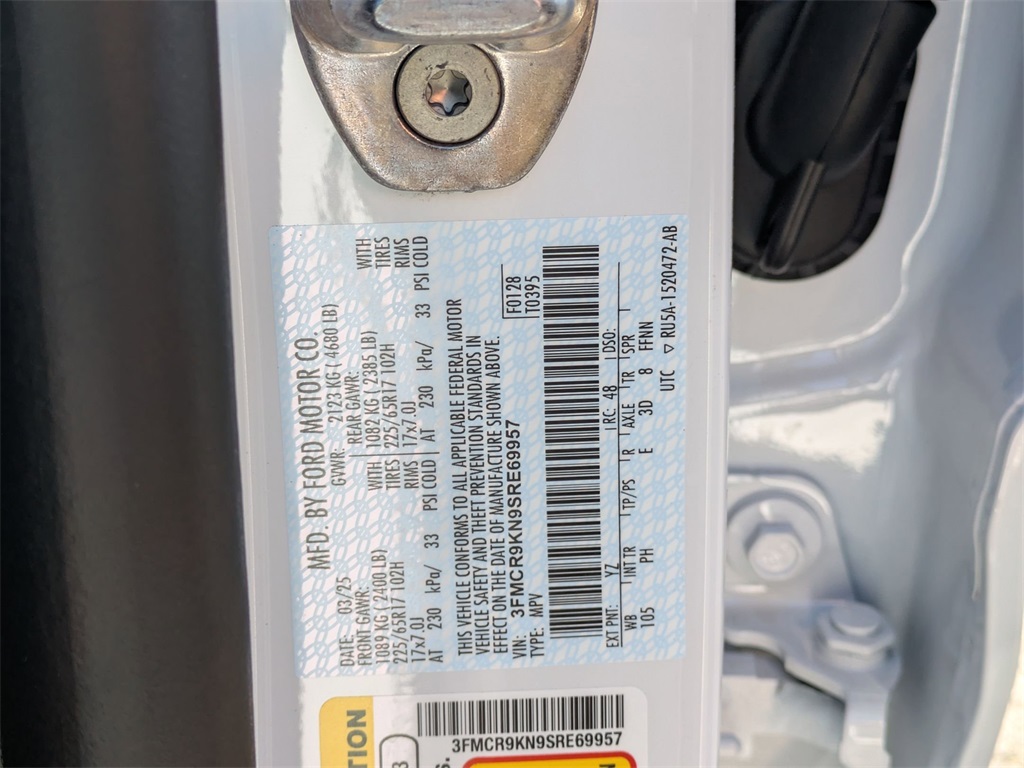 New 2025 Ford Bronco Sport For Sale in Findlay, OH